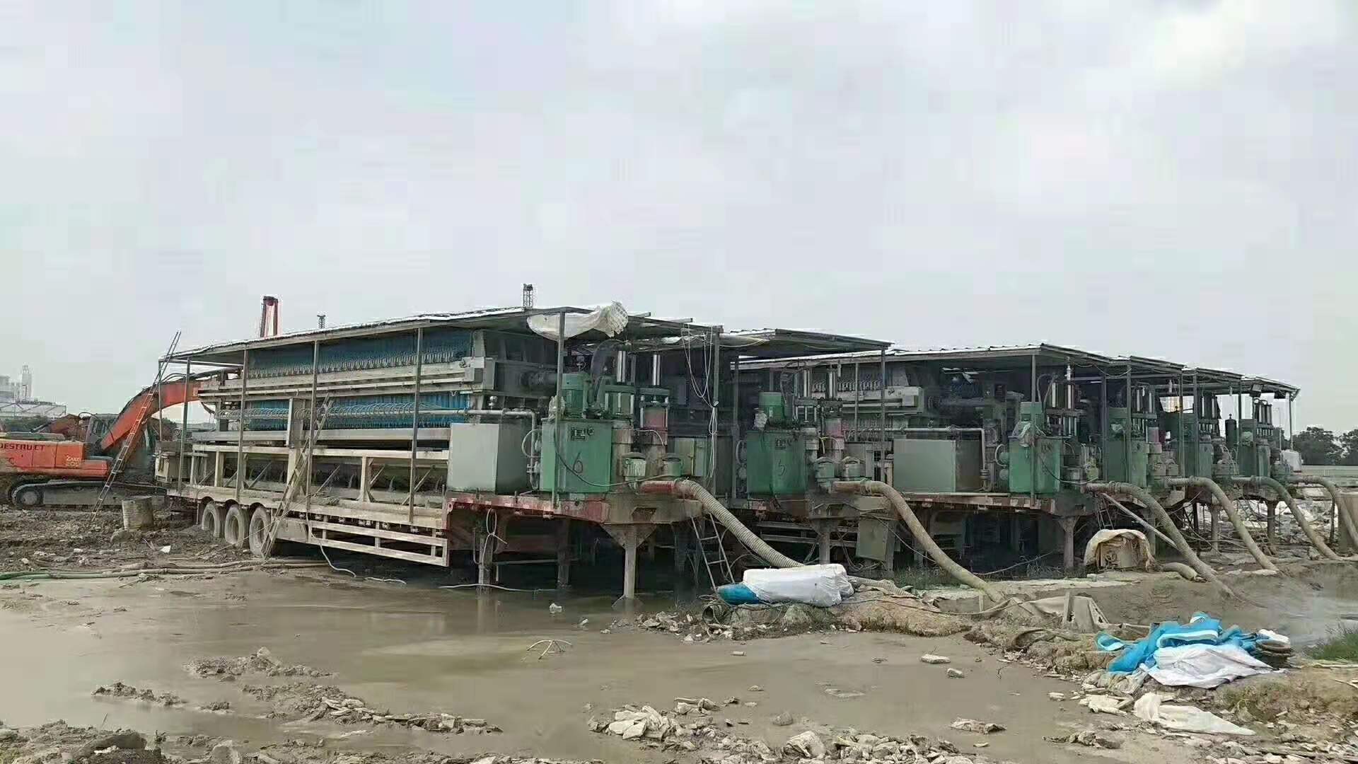 漢格環(huán)保壓濾機(jī)河道清淤客戶案例